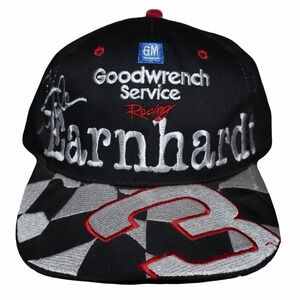 Vintage 90s Dale Earnhardt Hat Goodwrench GM #3 Snapback Cap Nascar Racing